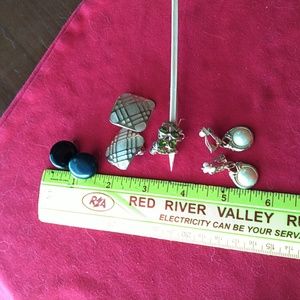 Vintage clip on earrings